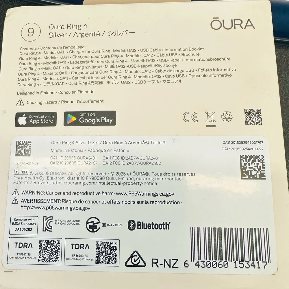 Oura Ring 4 - Silver